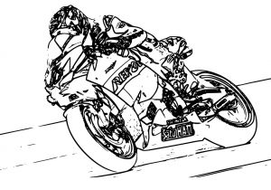 Coloriage Moto De Course à Imprimer Dessin Coloriage Moto Gp