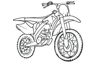 Coloriage Moto Trial Coloriage De Motos Dessin Moto 07 A Colorier Coloriage A Imprimer