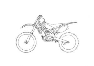 Coloriage Moto Trial Coloriage Moto Trial Jecolorie