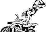 Coloriage Moto Trial Dessin A Colorier