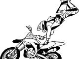 Coloriage Moto Trial Dessin A Colorier