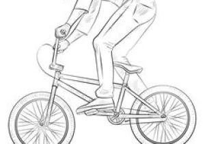 Coloriage Motocross à Imprimer Coloriage D Un Homme Faisant Un Petit Saut Avec son Moto Cross