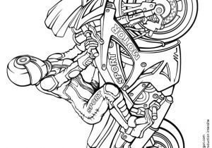 Coloriage Motocross à Imprimer Dessin D Une Moto De Course Personnalisée Avec La Jolie Pilote  