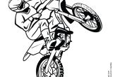Coloriage Motocross Freestyle Dessin   Colorier Moto Cross Sur Circuit