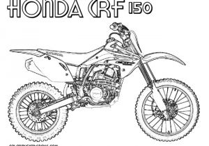 Coloriage Motocross Honda Coloriage Motocross Honda Crf Dessin Gratuit   Imprimer