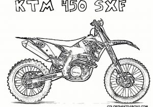 Coloriage Motocross Ktm A Imprimer Dessin De Moto Ktm