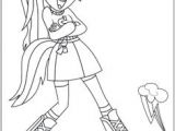 Coloriage My Little Pony Equestria Girl Rainbow Dash Free Line My Little Pony Fluttershy Colouring Page