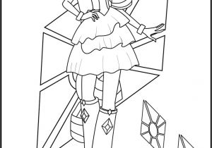 Coloriage My Little Pony Equestria Girl Rainbow Rocks Rarity Equestria Girl