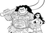Coloriage Mystère Pixar Moana Coloring Page From Moana Category Select From Printable