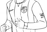 Coloriage Neymar A Imprimer Coloriage Neymar Fc Barcelone Jecolorie