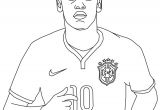Coloriage Neymar Bresil Coloriage Neymar Au Brésil 2016   Imprimer Et Colorier