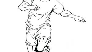 Coloriage Neymar Jr Image D Un Joueur Professionnel De Foot   Colorier