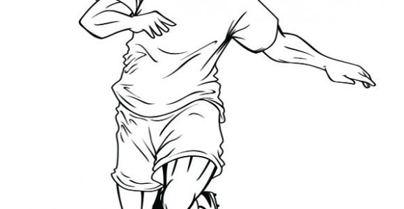 Coloriage Neymar Jr Image D Un Joueur Professionnel De Foot   Colorier