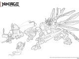 Coloriage Ninjago à Imprimer Gratuitement Coloriage Dragon Ninja attaque Ennemis Lego Jecolorie