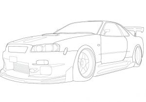 Coloriage Nissan Gtr 49 Lovely Coloring Pages Nissan Gtr