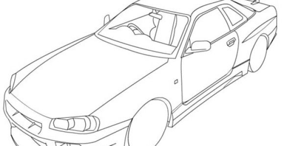 Coloriage Nissan Gtr 49 Lovely Coloring Pages Nissan Gtr