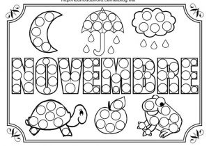 Coloriage Novembre Imprimer 74 Best Mois Saisons Jours   Imprimer Images On Pinterest