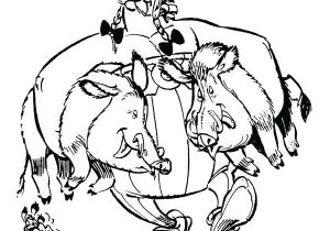 Coloriage Obelix Sanglier Coloriage Obelix attrape Deux Sangliers A Imprimer Coloriages Disney