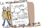 Coloriage Octobre Bout De Gomme Mois D Octobre Coloriage De La Page De Garde Pinterest