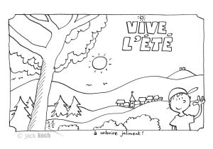 Coloriage Octobre Jack Koch Danger école