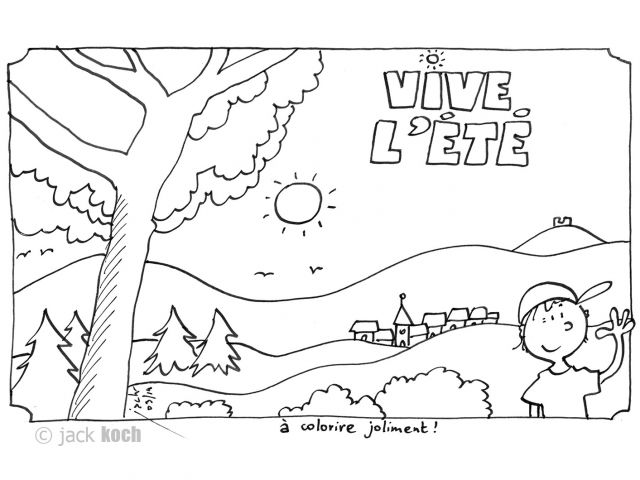 Coloriage Octobre Jack Koch Danger école | danieguto.net