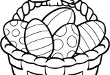 Coloriage Oeuf De Paques Gratuit Panier Åufs De P¢ques