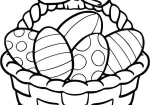 Coloriage Oeuf De Paques Gratuit Panier Åufs De P¢ques