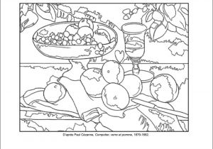 Coloriage Oeuvre D Art Tableaux De Peintres   Colorier Tableaux   Colorier
