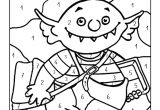 Coloriage Ogre Maternelle Le Petit Ogre Veut Aller   L école Coloriage Magique Avec Des