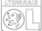 Coloriage Olympique Lyonnais Coloriage écusson Olympique Lyonnais   Imprimer