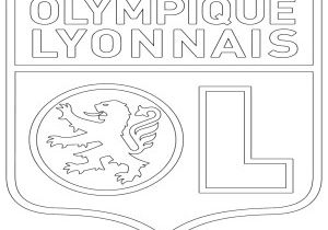 Coloriage Olympique Lyonnais Coloriage Embl¨mes De Ligue Fran§aise De Football Ligue 1   Imprimer