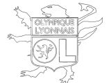 Coloriage Olympique Lyonnais Coloriage Foot Lyon Dessin