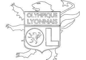 Coloriage Olympique Lyonnais Coloriage Foot Lyon Dessin