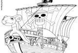 Coloriage One Piece Bateau Coloriage Vogue Merry Le Premier Navire De Luffy à Imprimer
