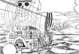 Coloriage One Piece Bateau E Piece La Volonté Du D Navires Pirates