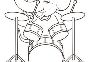 Coloriage orchestre Coloriage D Un Instrument De Musique La Batterie
