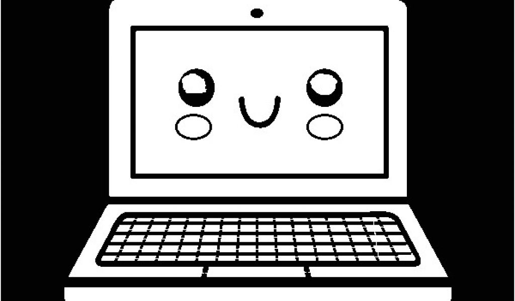 Coloriage ordinateur à Imprimer Coloriage De Un ordinateur Portable