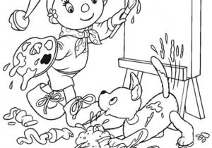 Coloriage Oui Oui Et Zim Coloriages Coloriage De Zim Et Oui Oui En Train De Peindre