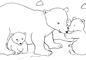 Coloriage Ours Blanc Dessin Ours Facile Jeu De Points Relier Petit Ourson Gourmand