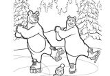 Coloriage Ours Michka Coloriage De Masha Et Michka Dessin Coloriage Ours   Colorier