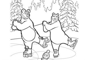 Coloriage Ours Michka Coloriage De Masha Et Michka Dessin Coloriage Ours   Colorier
