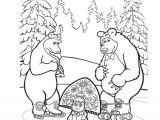 Coloriage Ours Michka Coloriage De Masha Et Michka Dessin Masha Michka   Colorier