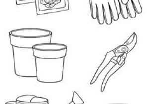 Coloriage Outils De Jardinage Kr³lowa Elf³w A On Pinterest