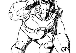 Coloriage Overwatch Bastion Coloring Pages Overwatch Drawing