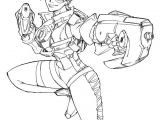Coloriage Overwatch En Ligne Coloriage Overwatch Tracer Dessin