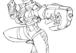 Coloriage Overwatch soldat 76 Overwatch Coloring Pages