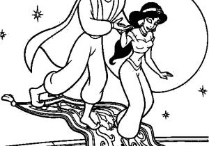 Coloriage Palais Aladdin Coloriage De L Image De Aladdin Et Jasmine Au Palais