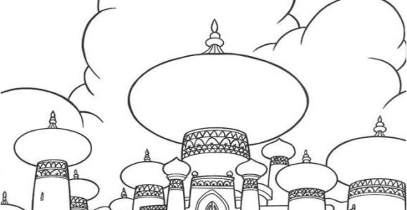 Coloriage Palais Aladdin Coloriage Palais D Aladin Dessin Gratuit   Imprimer