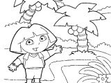 Coloriage Palmier à Imprimer Coloriage Dora Les Beaux Dessins De Dessin Animé   Imprimer Et