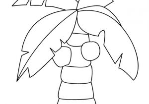 Coloriage Palmier Cocotier Coloriage Palmier Nature Avec Deux Cocotiers Jecolorie